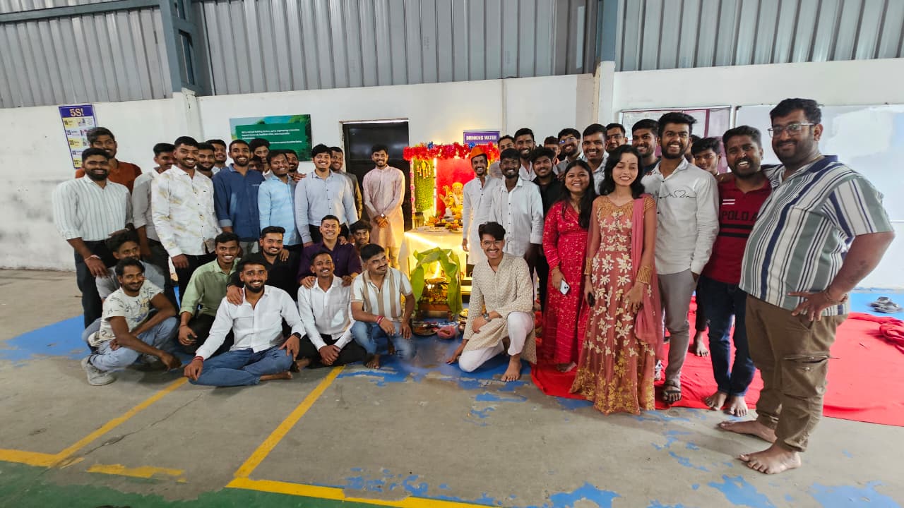 Team members at the Pune office