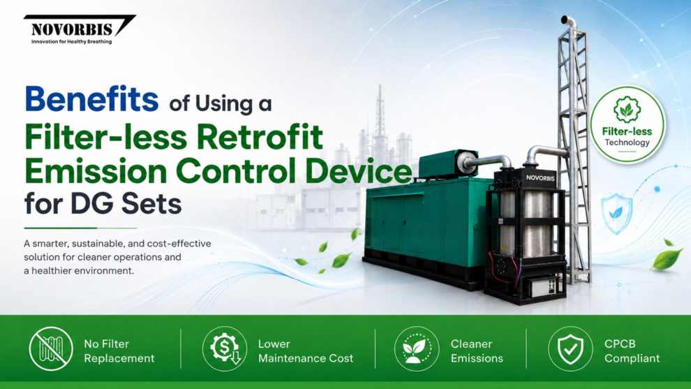 Benefits of Using a Filter-less Retrofit Emission Control Device for DG Sets