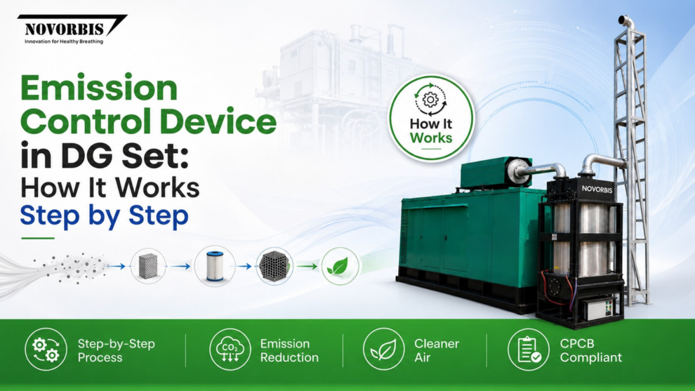 Emission Control Device in DG Set: How It Works Step by Step