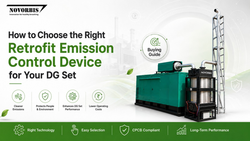 How to Choose the Right Retrofit Emission Control Device for Your DG Set