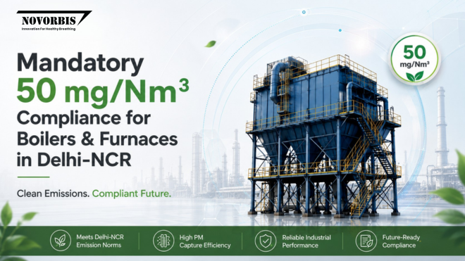 Mandatory 50 mg/Nm³ Compliance for Boilers & Furnaces in Delhi-NCR: