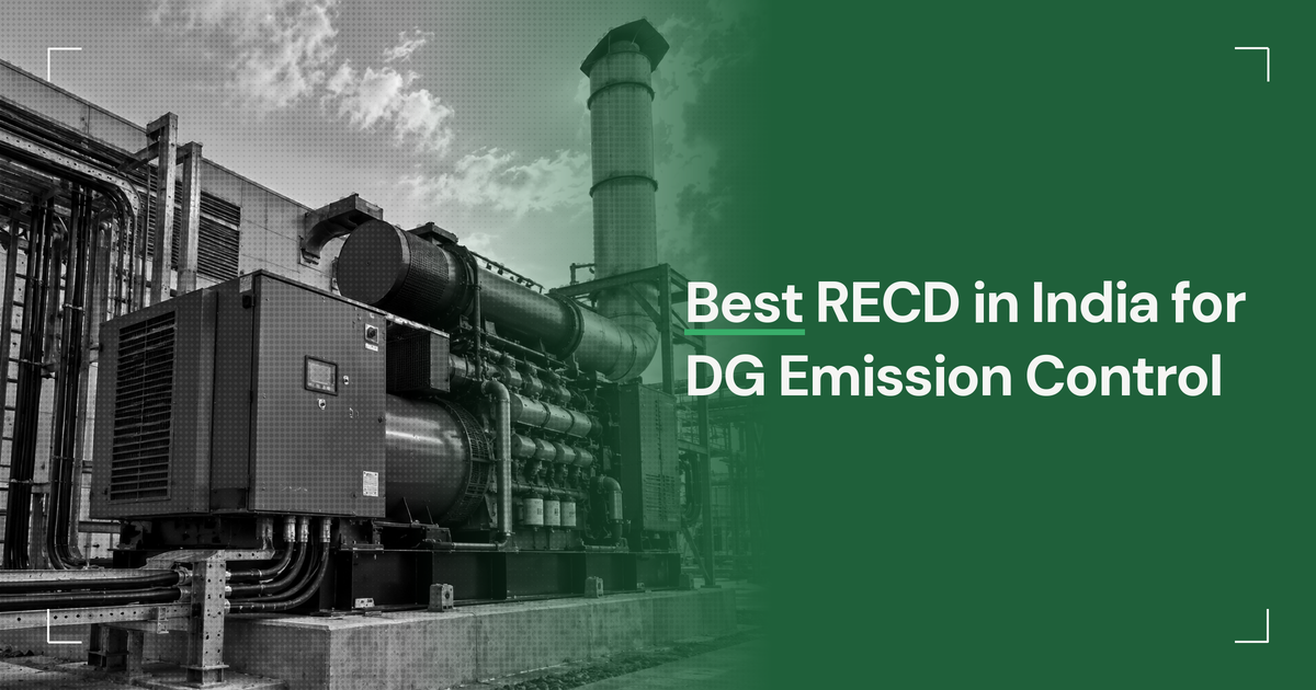 Best RECD in India for Diesel Generator Emission Reduction
