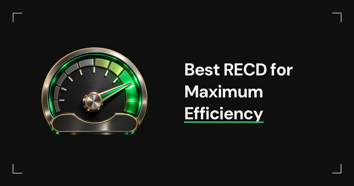 Best RECD for Maximum Efficiency in Diesel Generators