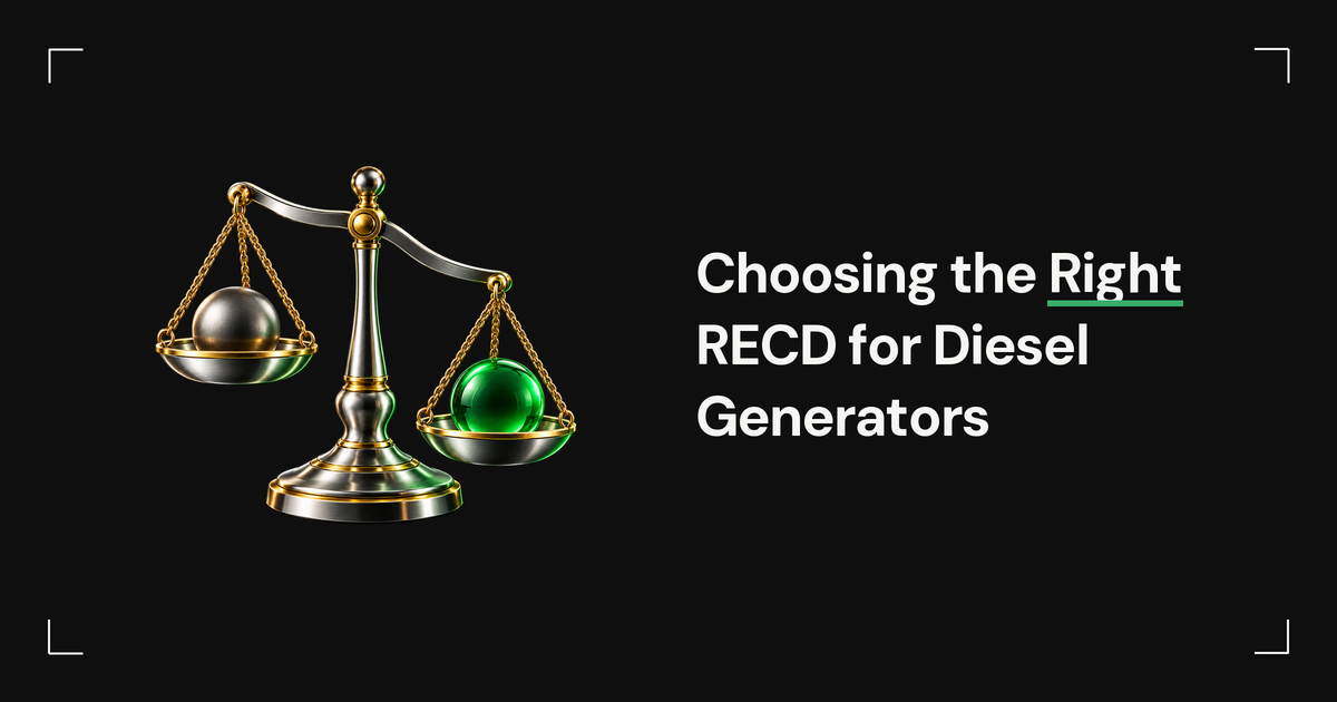 A Comprehensive Guide to Choosing the Right RECD for Diesel Generators in India