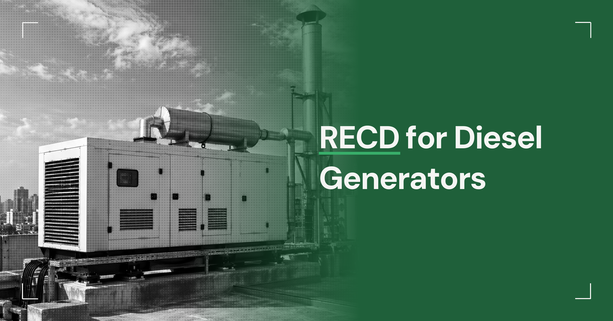 RECD for Diesel Generators: Cleaner Power with Measured Impact