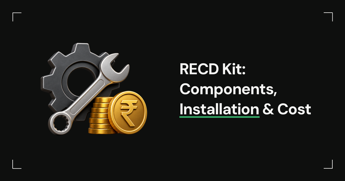 RECD Kit for DG Set: Components, Installation & Cost