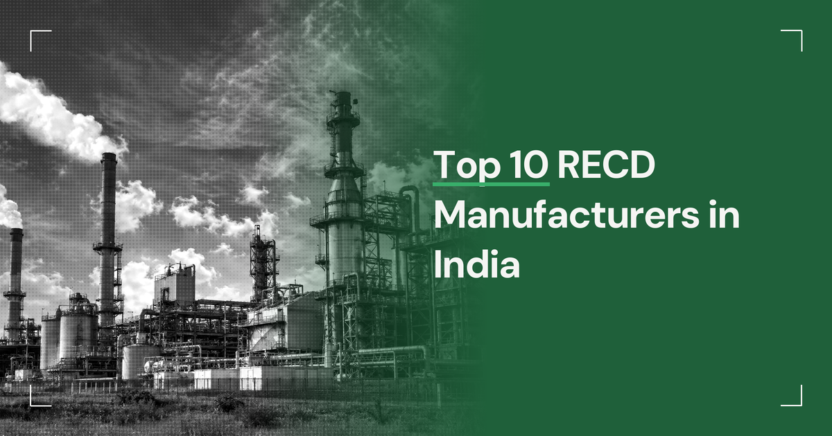 Top 10 RECD Manufacturers in India (2026) – CPCB & ARAI Approved Companies