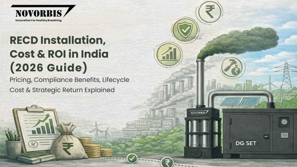 RECD installation on DG set in India showing cost, ROI and compliance benefits for 2026 guide