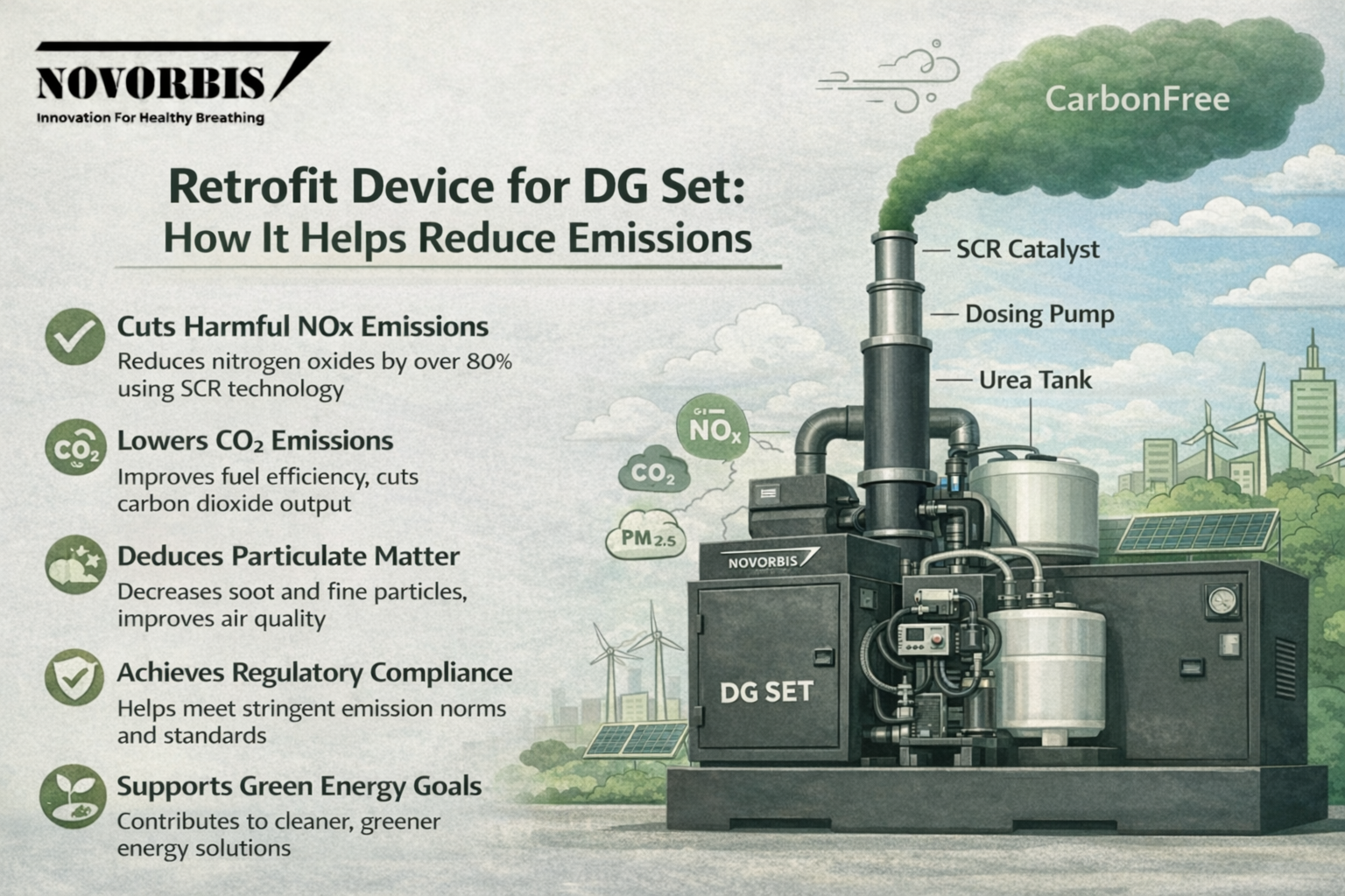 Retrofit Device for DG Set: How It Helps Reduce Emissions