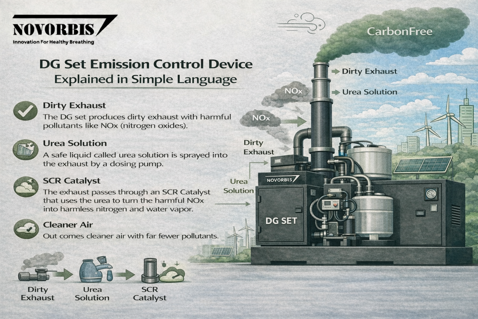 DG Set Emission Control Device Explained in Simple Language
